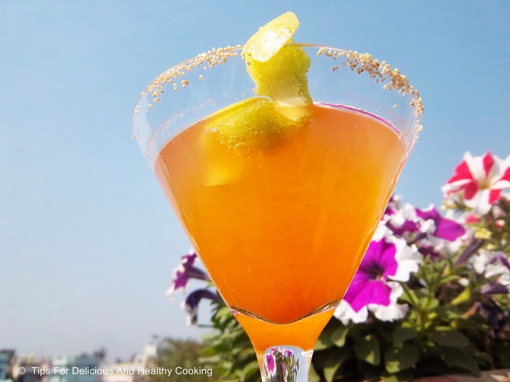 TIPS FOR DELICIOUS AND HEALTHY COOKING Bloody Mary Mocktail