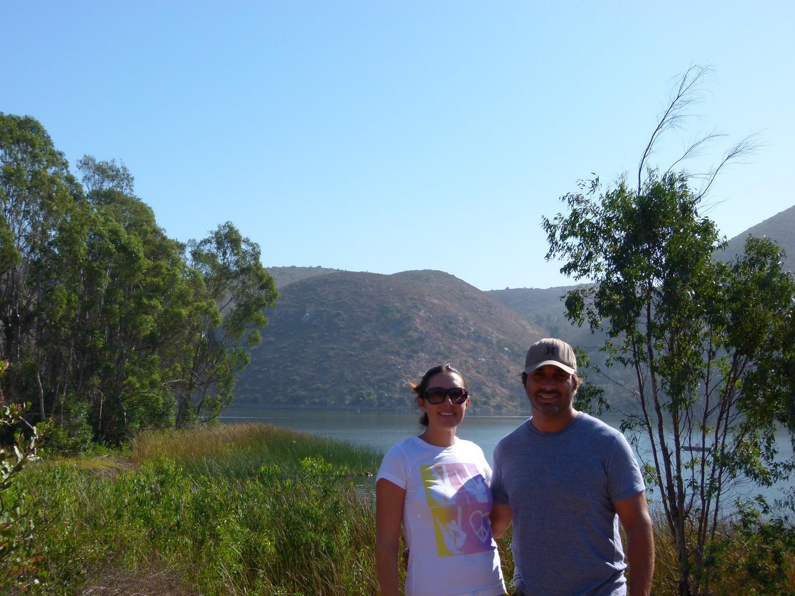 Here and There Lake Hodges walk
