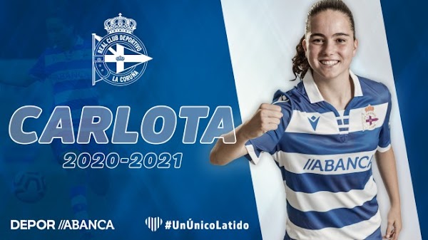 Oficial: Deportivo Femenino, renueva Carlota Sánchez