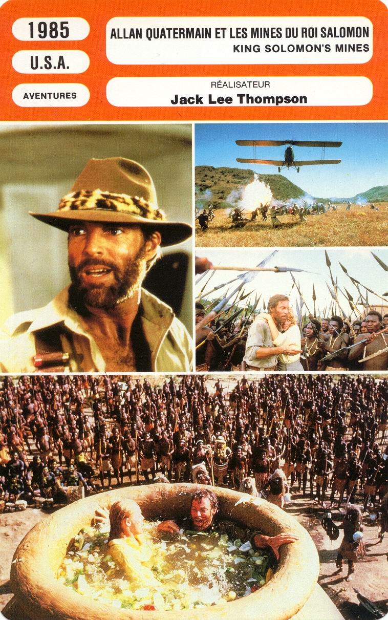 Affiches Photos d'exploitation Bandes annonces Allan Quatermain et les mines du roi Salomon Affiches Photos d'exploitation Bandes annonces Allan Quatermain et les mines du roi Salomon