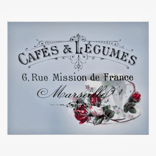 Vintage French Cafe Sign | Cafe Story