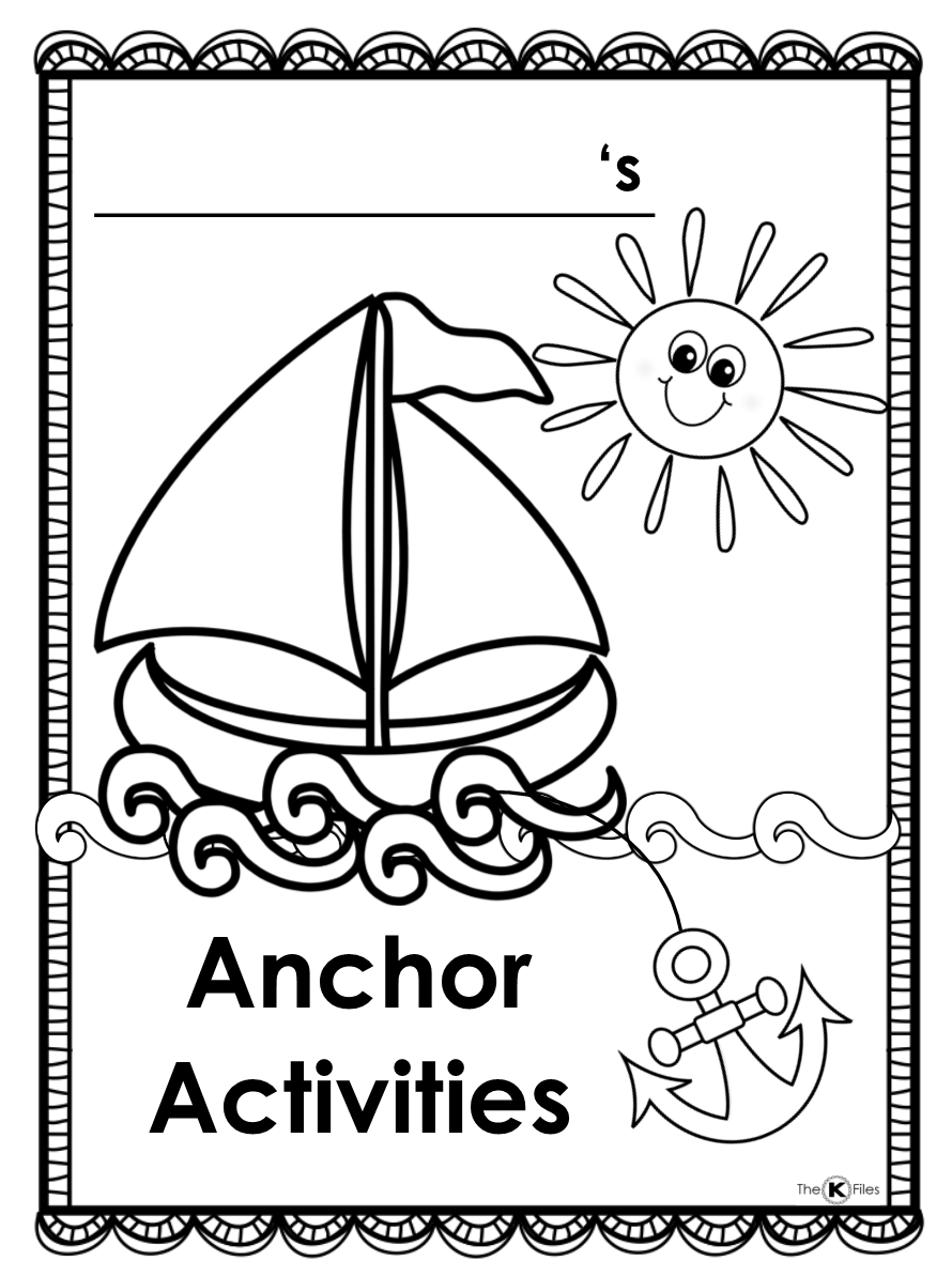 The K Files Using Anchor ActivitiesFREEBIE!