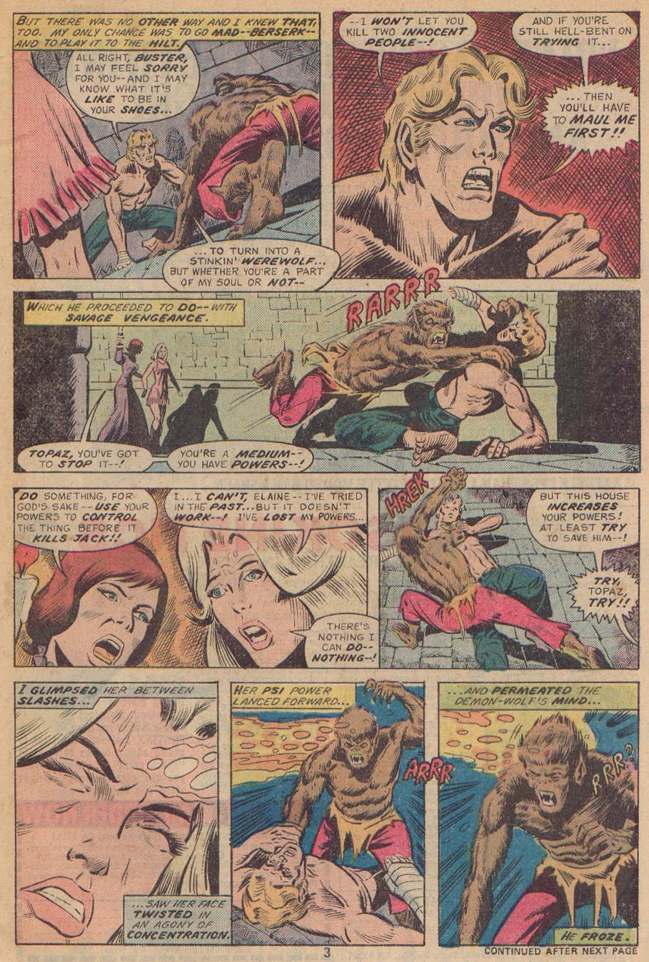 Read online Werewolf by Night (1972) comic -  Issue #35 - 4