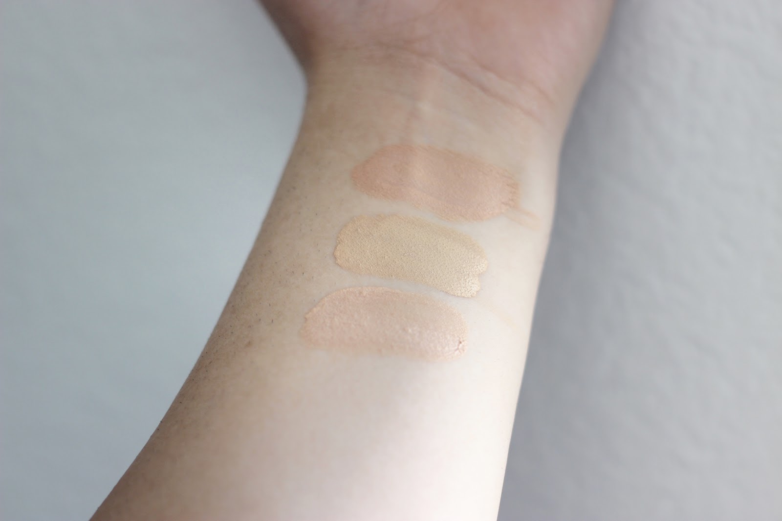 bareminerals barepro liquid foundation swatches