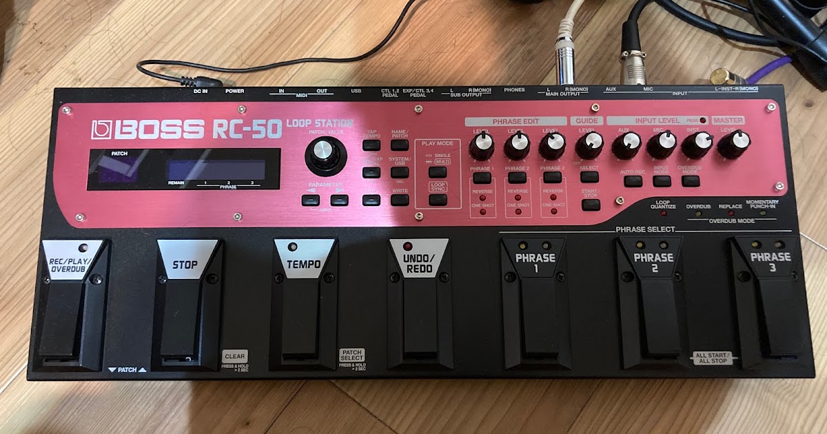 BOSS Loop Station RC-50(ルーパー)を購入しました - るりの来福記録