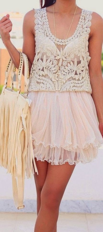 outfits with lace tops