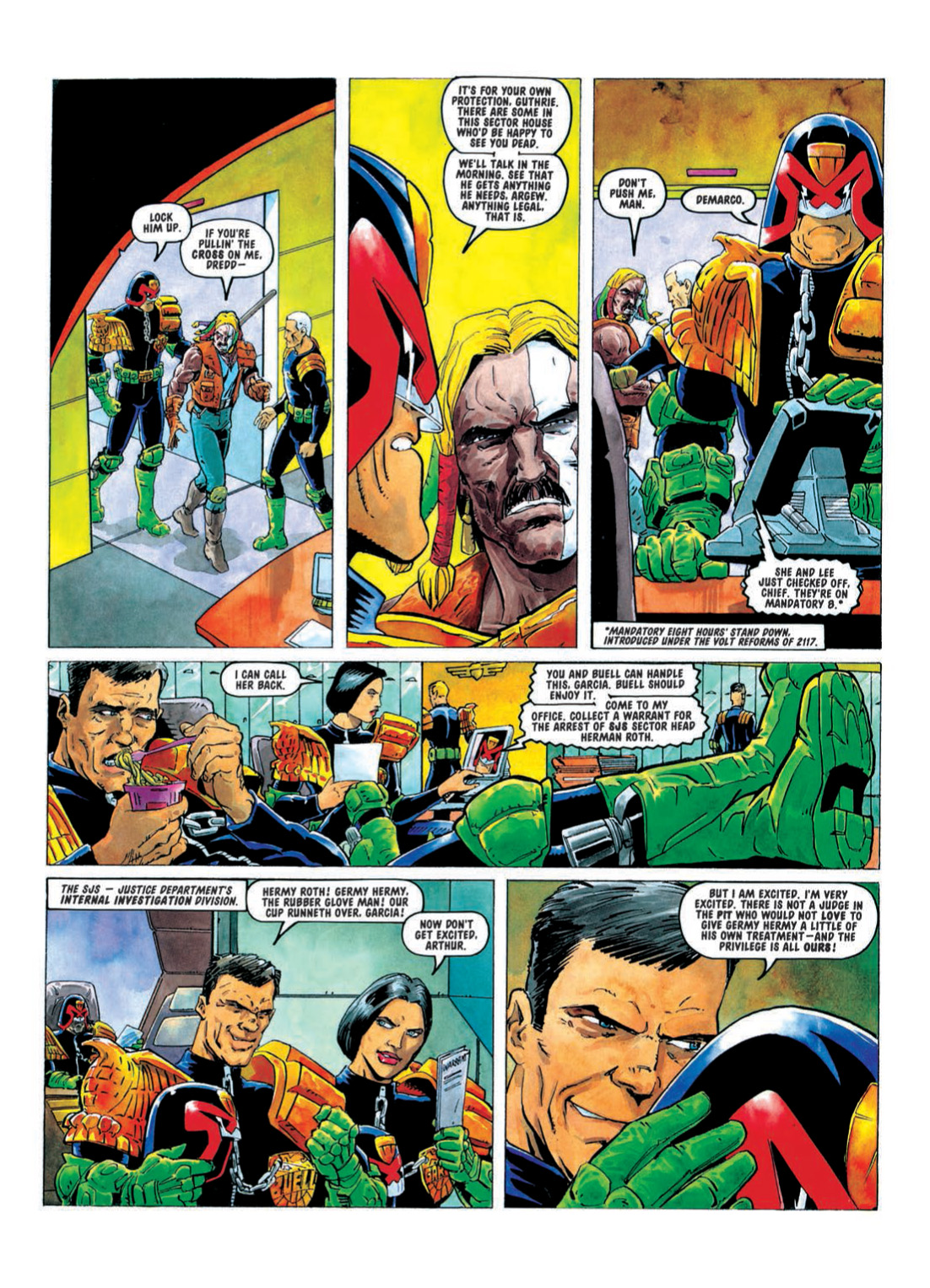 Read online Judge Dredd: The Complete Case Files comic -  Issue # TPB 24 - 166