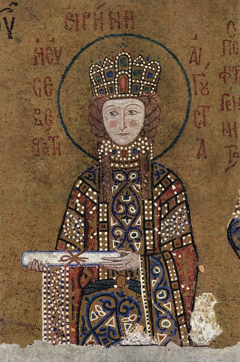 ORTHODOX CHRISTIANITY THEN AND NOW Holy Empress Irene Of saint-st-irene-irini-chrysovalantou-icon-greek-orthodox-christian