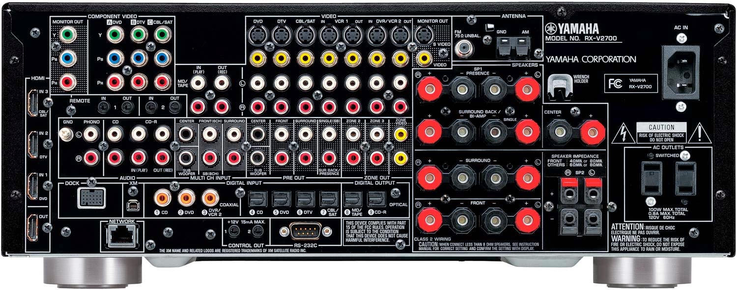 Yamaha RX-V2700 - AV Network Receiver | AudioBaza