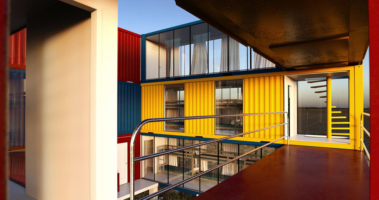 Shipping Container Homes Buildings 3 Story Shipping 