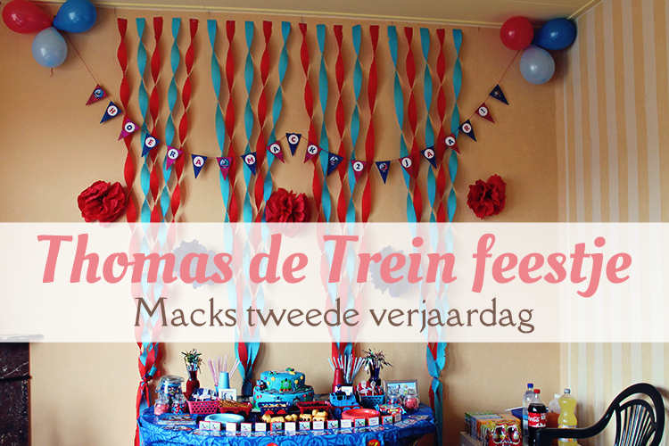 Hedendaags Thomas de Trein feestje - Macks tweede verjaardag - MizFlurry IA-95