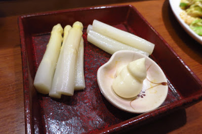 Keria Japanese Restaurant, white asparagus