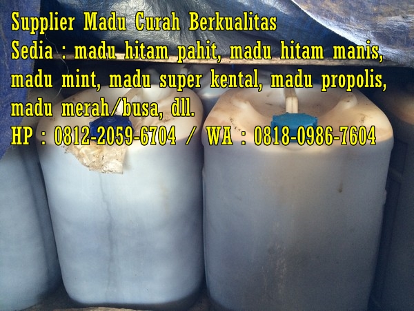 Madu curah komunitas pengusaha muslim indonesia.  Sentra-madu-curah-harga