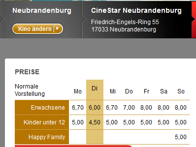 Cinestar Neubrandenburg Programm