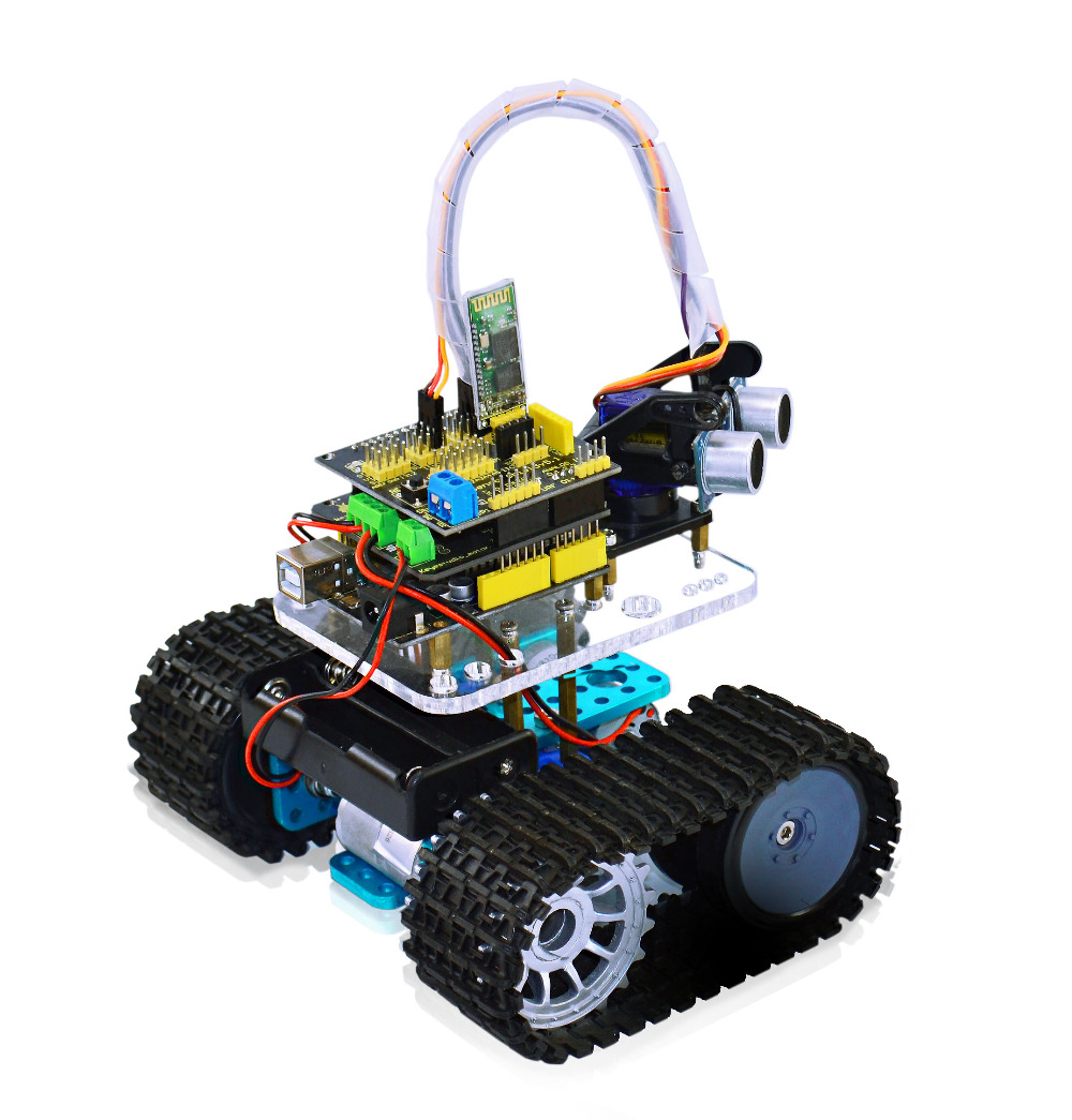 Mini Tank Arduino Robot - Byte Black