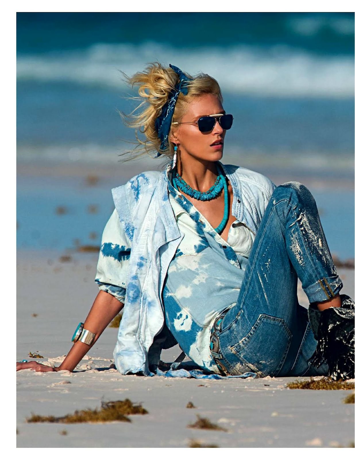 Polish Models Blog Editorial Anja Rubik For Vogue Homme