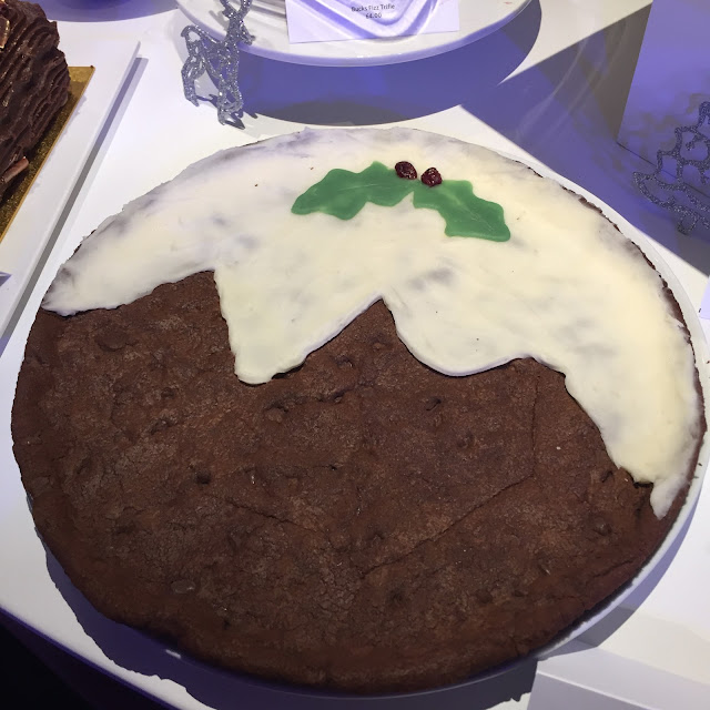 In-Store produced Giant Christmas Pudding Cookie