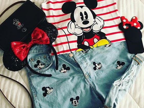 Tendências - Minnie e Mickey Outfits