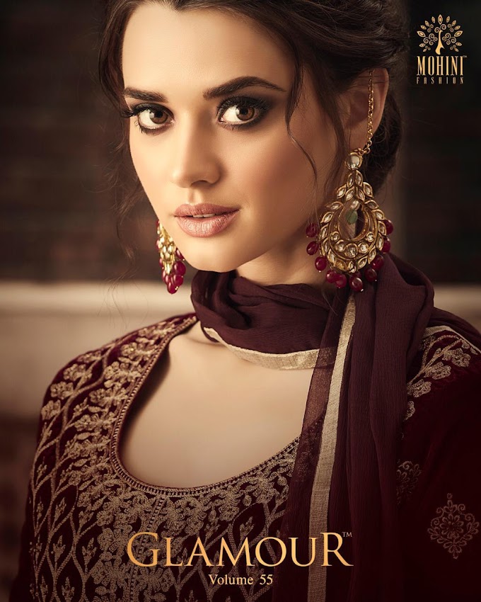 Mohini Glamour vol 55 Velvet Salwar Kameez new design