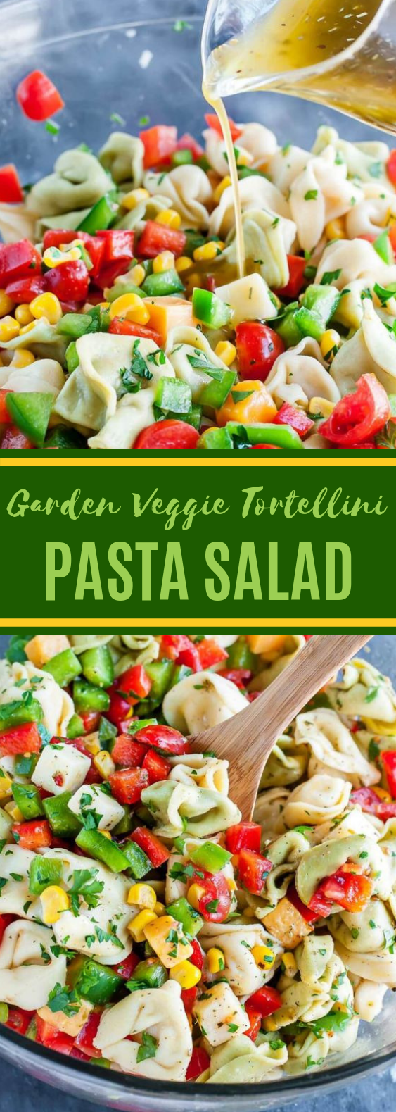 Garden Veggie Tortellini Pasta Salad vegan salad