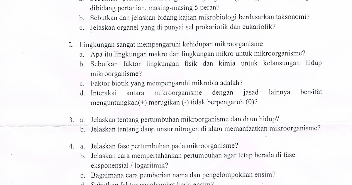 Contoh Soal Uts Dan Uas Fakultas Pertanian