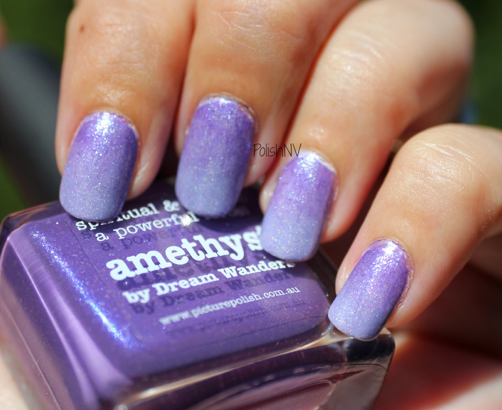 PolishNV Gradient with Picture Polish Amethyst and Eerie
