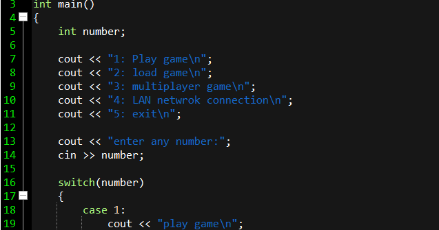 Switch statement in C/C++