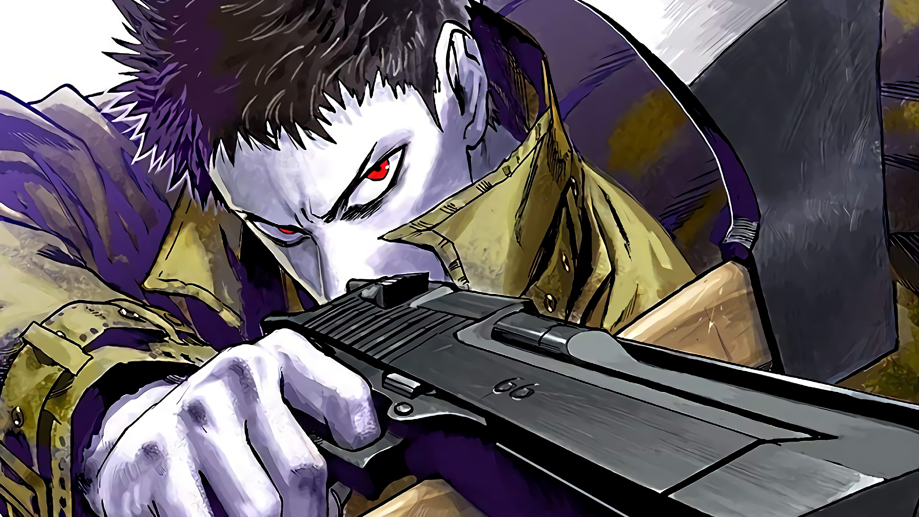 Zombieman, One Punch Man, 4K, #127 Wallpaper PC Desktop