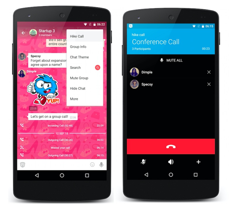 Hike Messenger for Android Gets Free Group Audio Calling Feature