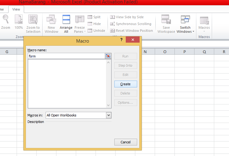 Membuat Form Isian Di Excel | membuat form isian data sederhana dengan macros di excel Membuat Form Isian Di Excel | membuat form isian data sederhana dengan macros di excel