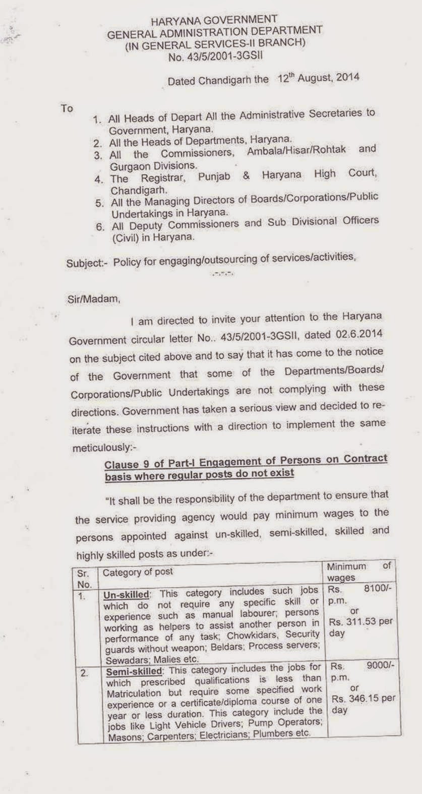 Outsourcing policy Haryana Teacher Haryana Education News