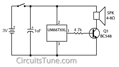 um66 music generator circuit