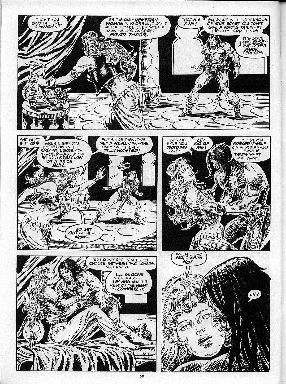 Read online The Savage Sword Of Conan comic -  Issue #204 - 52