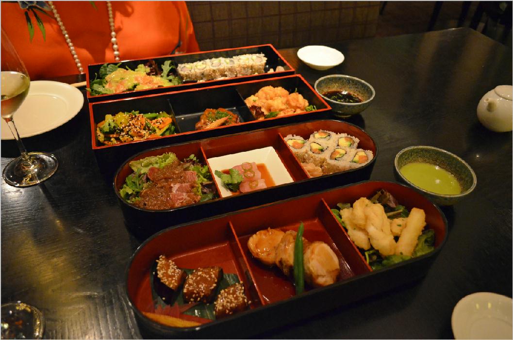 . Bento box dinner at Nobu in the One&Only