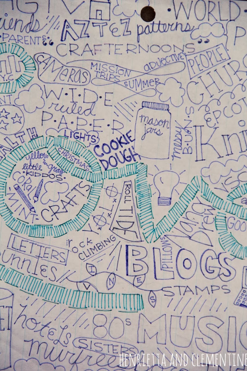 Henrietta & Clementine: "Love" Doodle Page