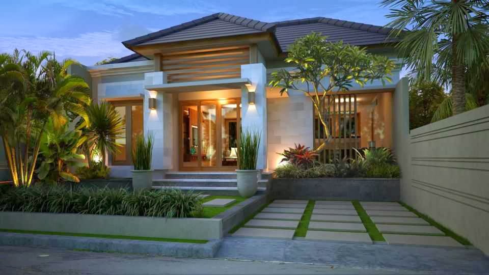 Interior Dan Eksterior Unik Dari Rumah Gaya Bali Modern