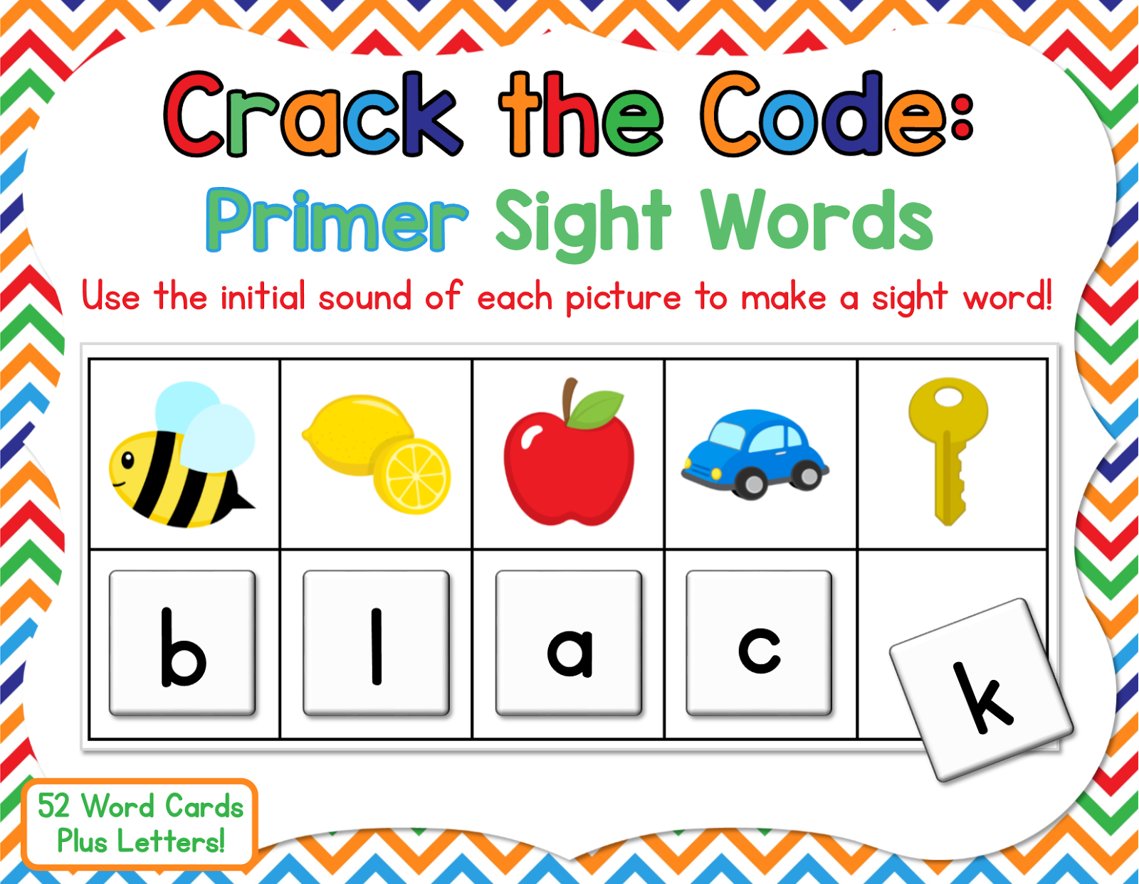 Crack The Code! Working with Initial (Beginning) Sounds AND Sight Words