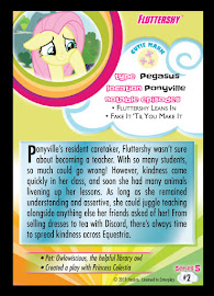 My Little Pony Fluttershy Series 5 Trading Card