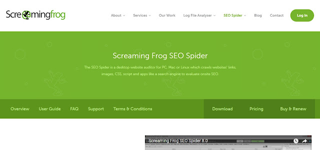 Screaming Frog SEO Spider, 