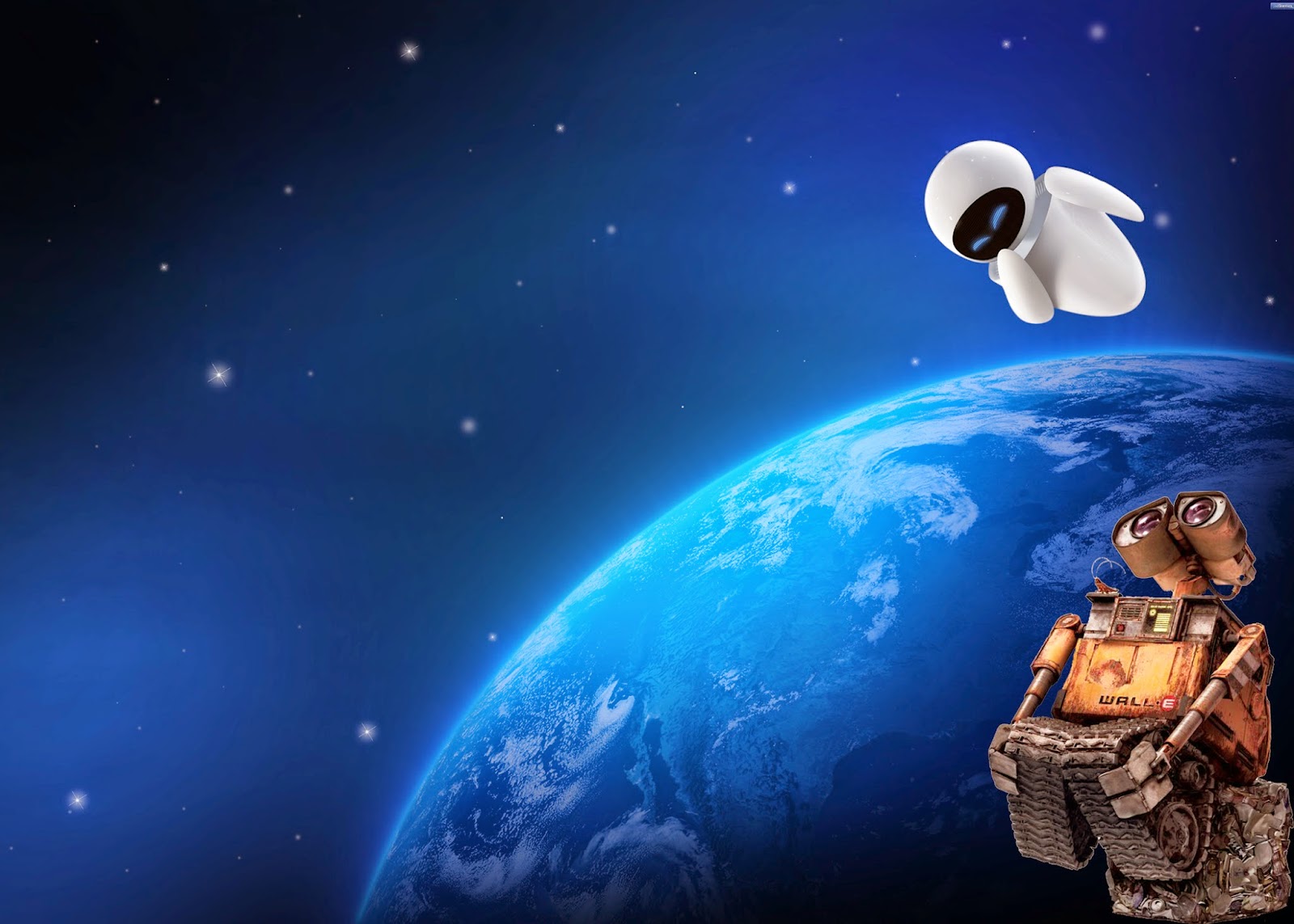 Mini Kit de Wall-E para Imprimir Gratis. Para hacer invitaciones, tarjetas, marcos de fotos o etiquetas, para imprimir gratis de Wall-E