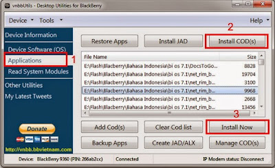 Instal Bahasa Indonesia Di Blackberry