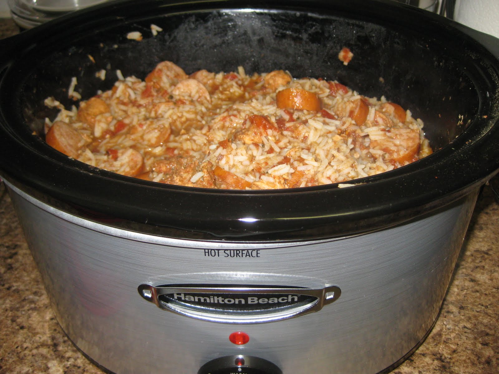 The Baker Beat Crock Pot Jambalaya