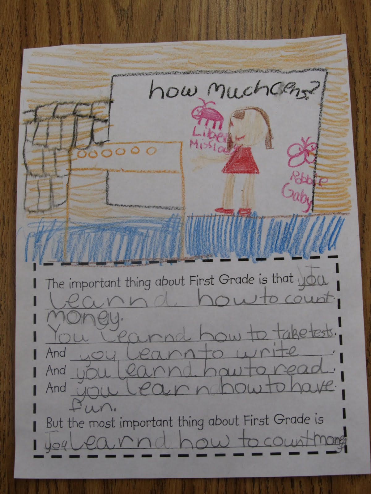 First Grade a la Carte: The Important Book