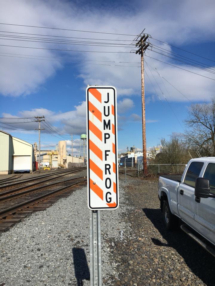 Industrial History Jump or Lift Frogs in Railroad Turnouts