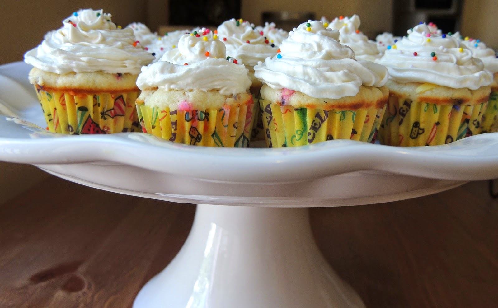 Gas Stove Girl Mini Funfetti Cupcakes
