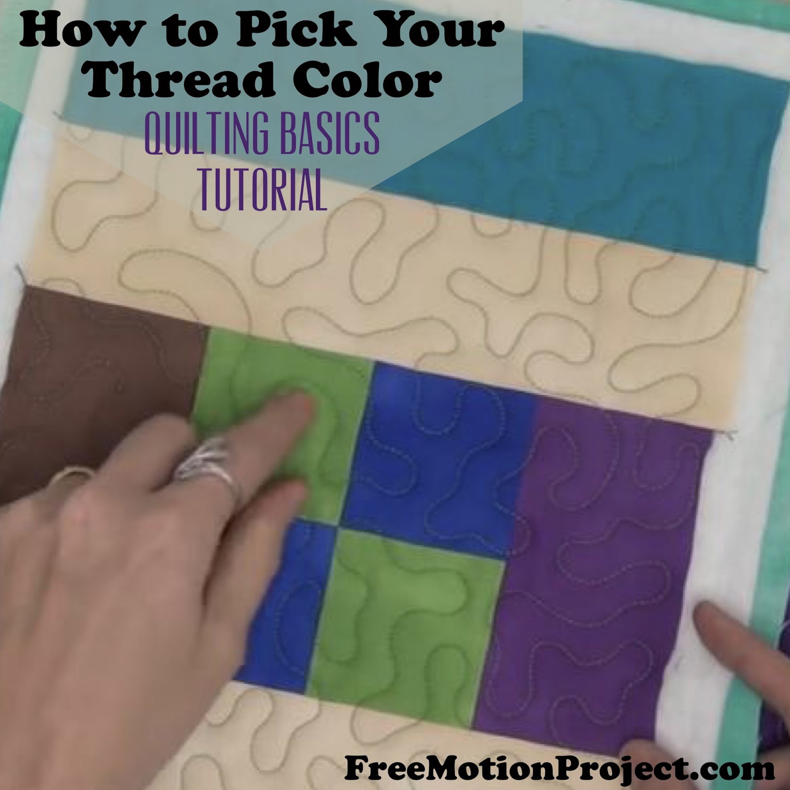 The Free Motion Quilting Project Quilting Basics 8 How to Pick