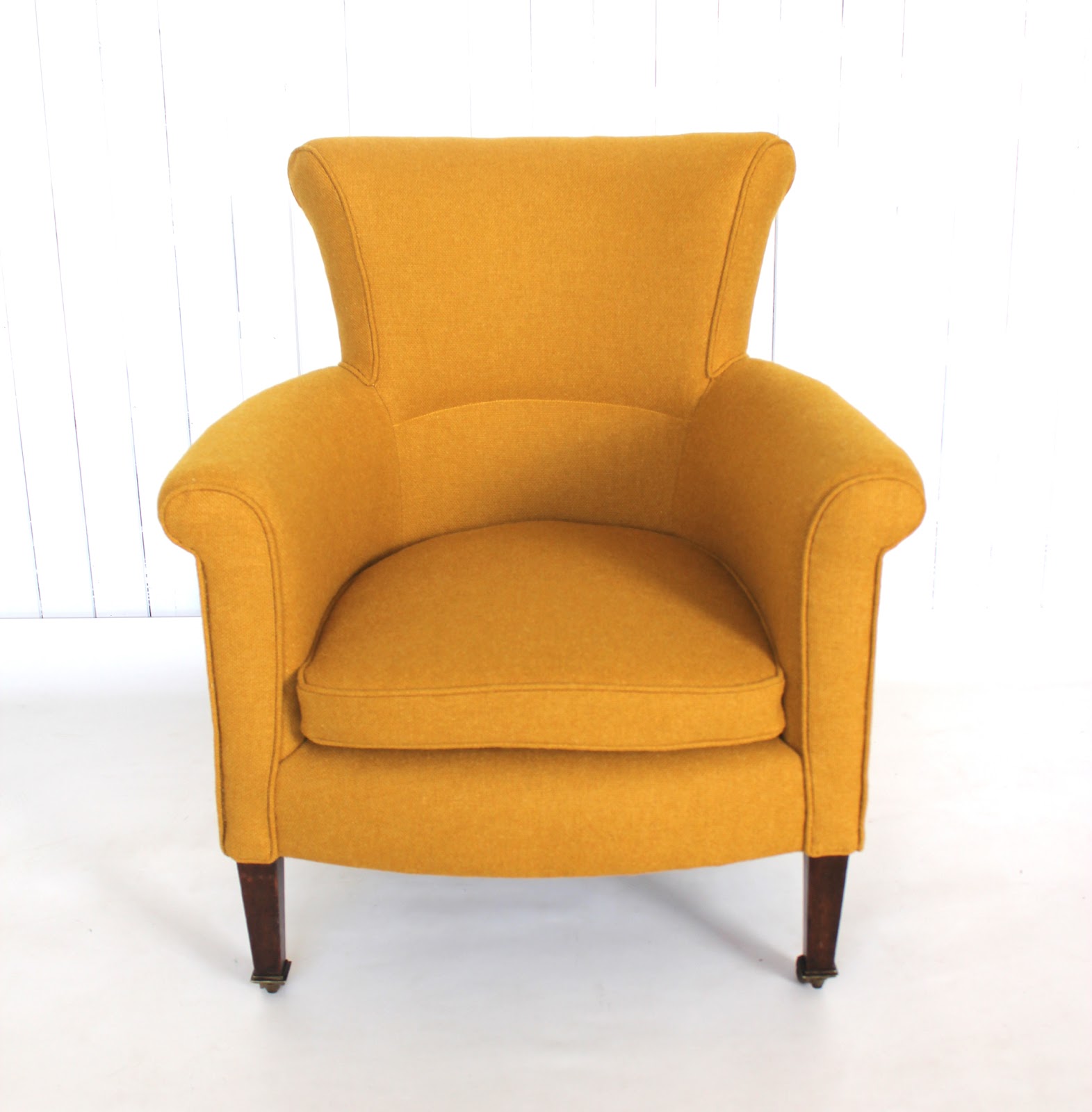 Mick Sheridan Upholstery Edwardian tub chair in Bute tweed
