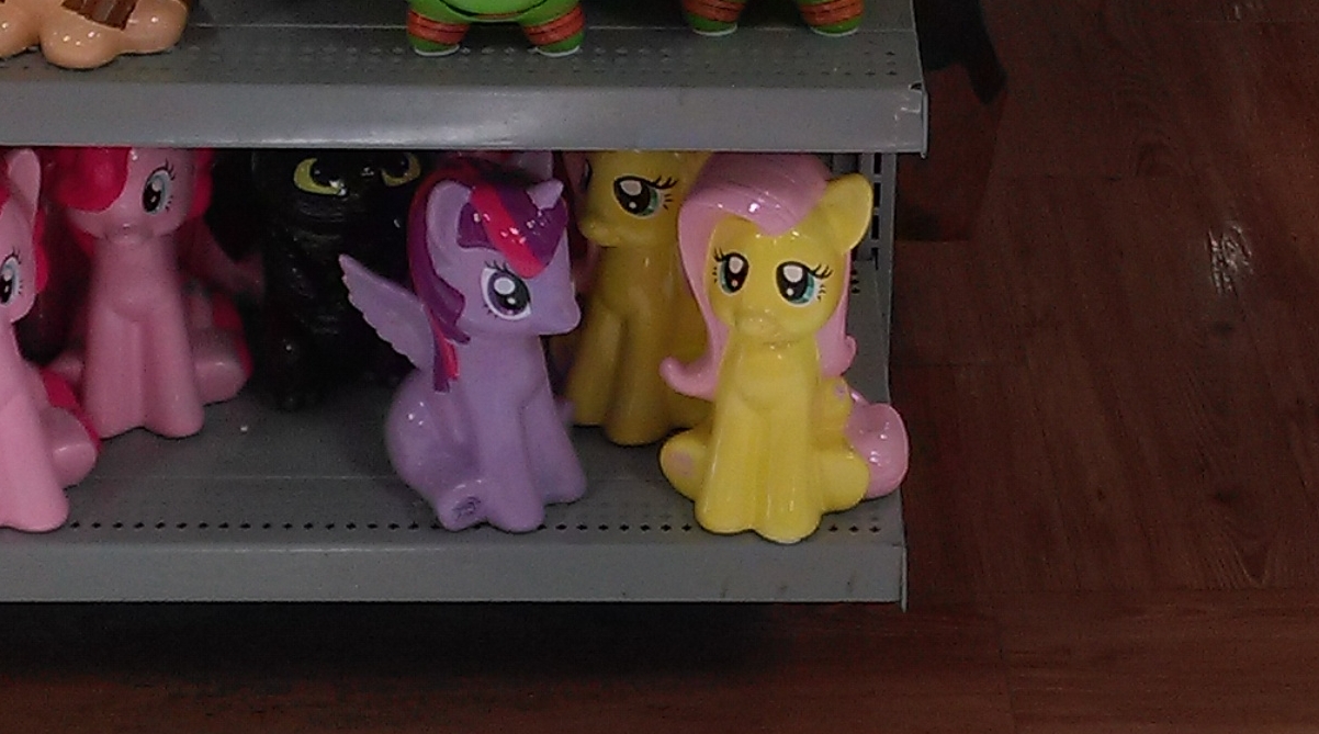 Equestria Daily - MLP Stuff!: Fluttershy Sitting Bank Spotted at Walmart