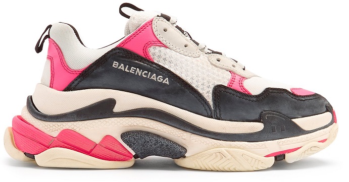 Women s White Ecru Black Triple S Trainers Balenciaga