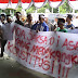 Puluhan Masyarakat Asahan Gelar Aksi Demo Di Kantor Kejari Asahan, Desak Tuntaskan Kasus MTQ